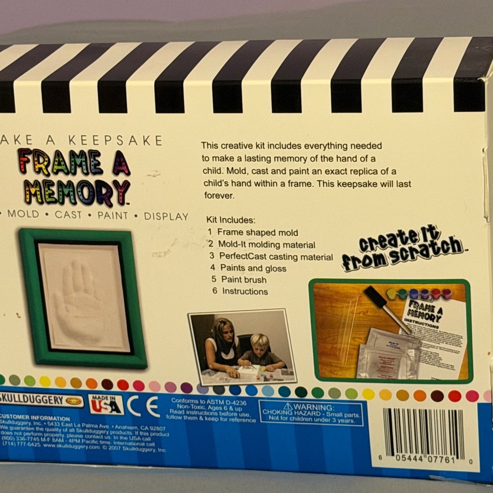 Cast & Paint Handprint Keepsake Kit - Picture 2 of 2